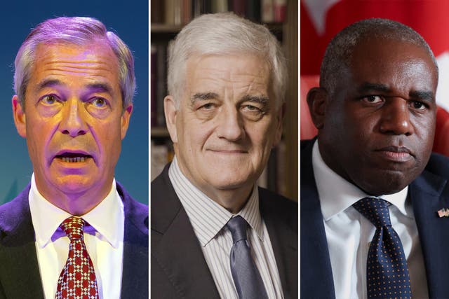 <p>Nigel Farage described Reform mayoral candidate Chris Parry’s comments about David Lammy as ‘over the top’</p>
